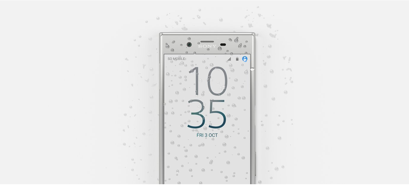 Voda? Té se novinka nezalekne. Xperia XZ je voděodolná dle specifikace IP68.